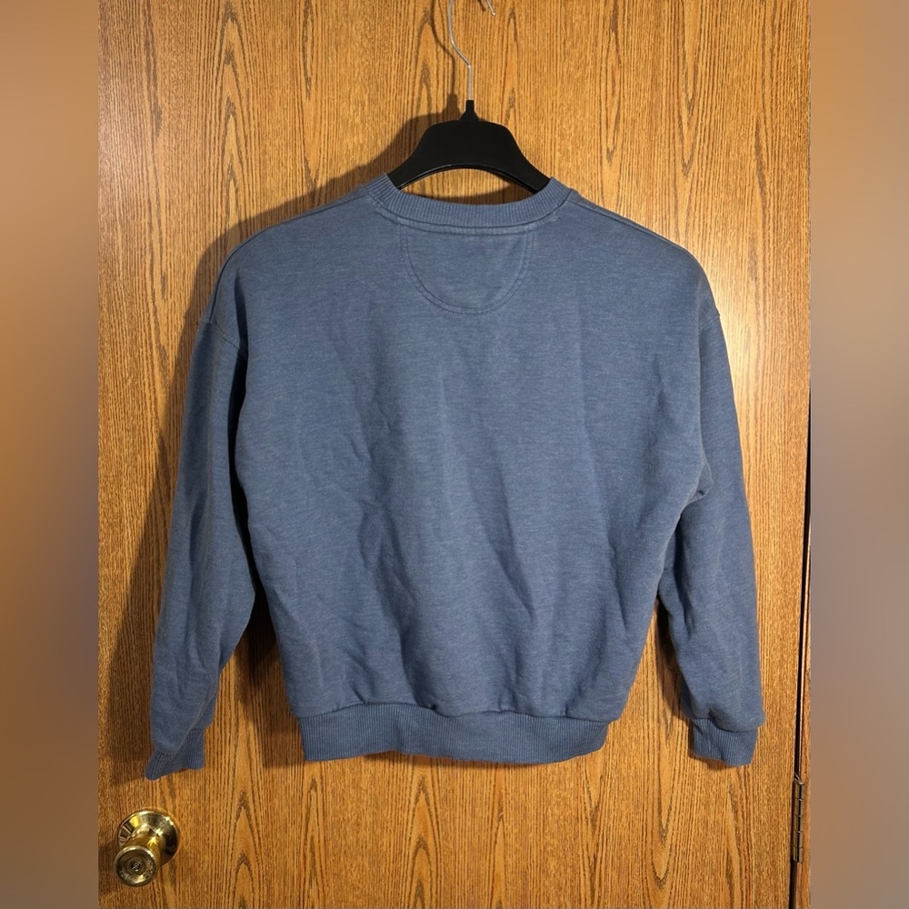 American Eagle Outfitters Floral Skeleton Skull Graphic Crewneck Sweatshirt - Picture 4 of 4